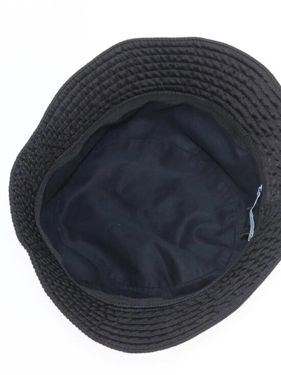 PRADA Hat Nylon M Black Auth 181375M main image 6